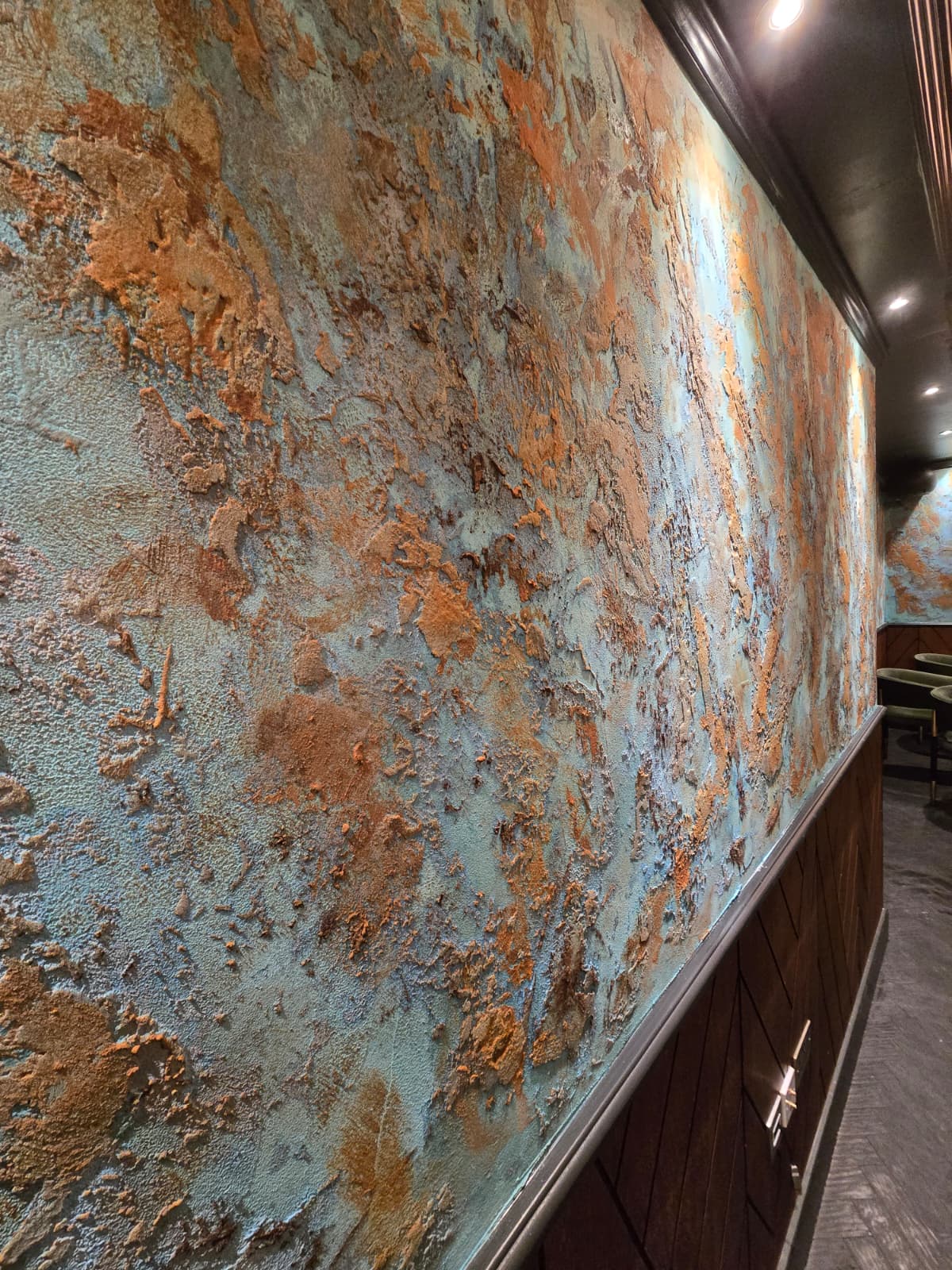 Decorative plaster finish