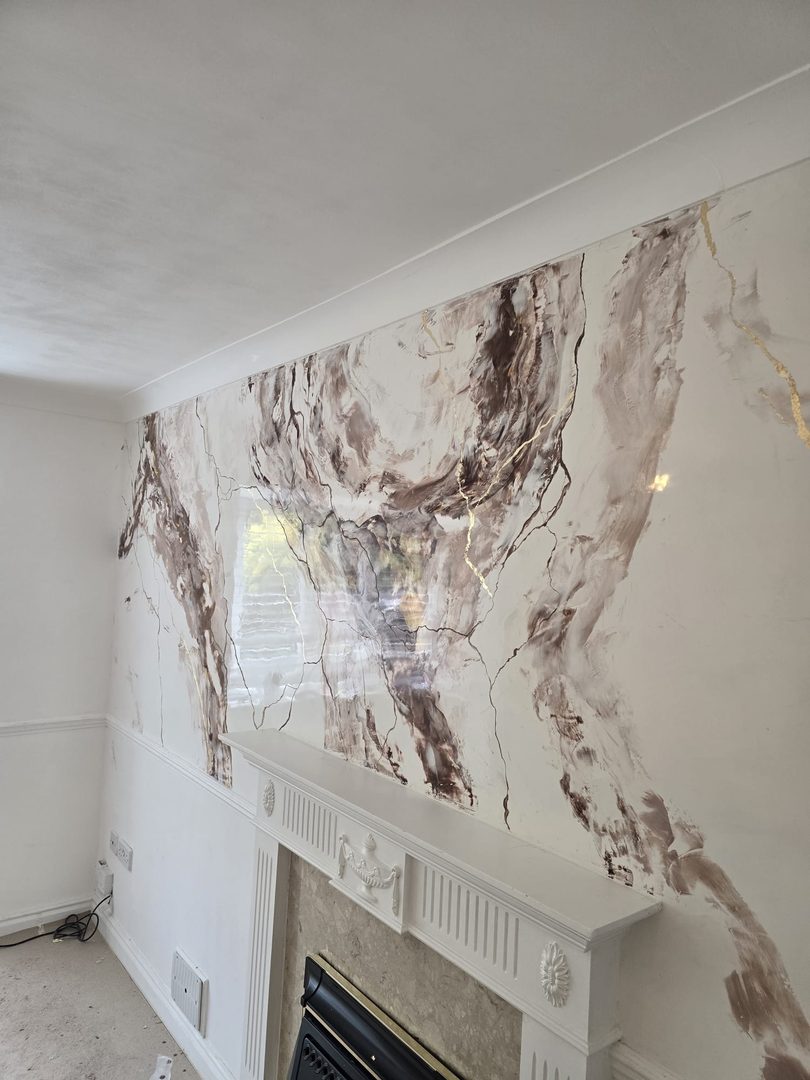 Decorative plaster finish